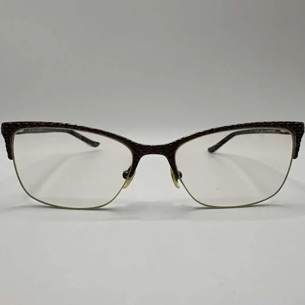 ADRIENNE VITTADINI 1168 Brown Gold Women’s Eyeglasses 53/17-135 Frames ONLY